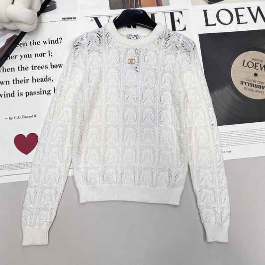 CHANEL 25S LONG-SLEEVE SWEATER 441
