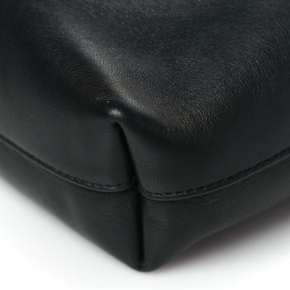 Lambskin Pochon Shoulder Bag Black