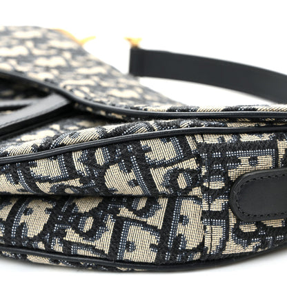 Oblique Saddle Bag Blue