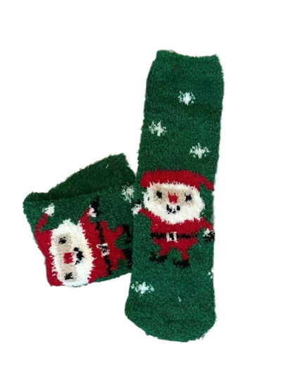 Rufia - Christmas Fuzzy Warm Coral Fleece Socks