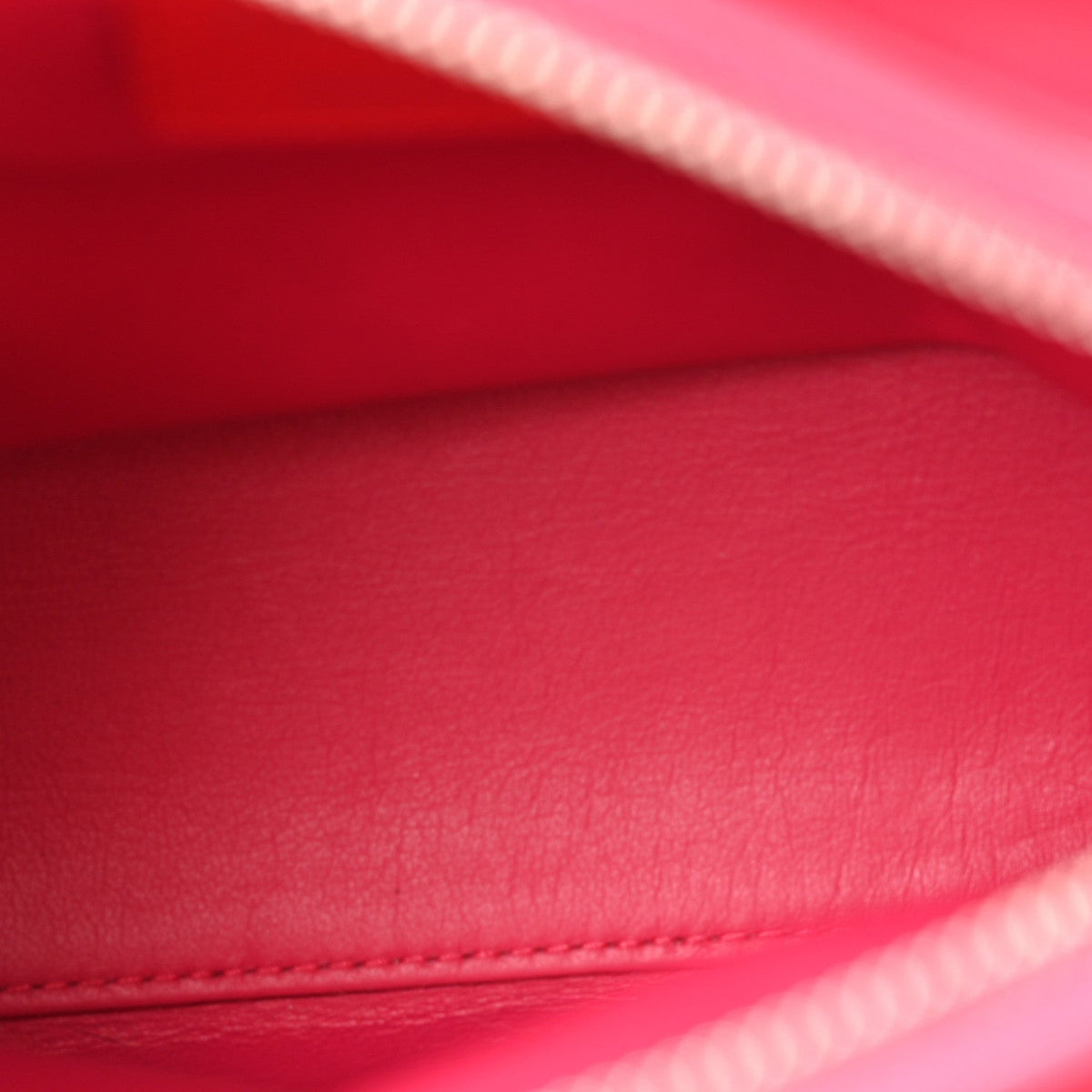 Lambskin Cannage Medium Bi-Color Lady Dior Orange Fuchsia