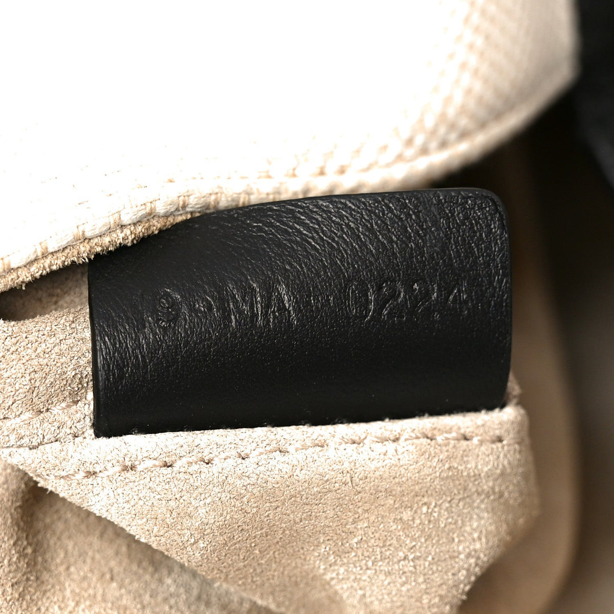 Canvas Large Eiffel Tower Toujours Beige Black