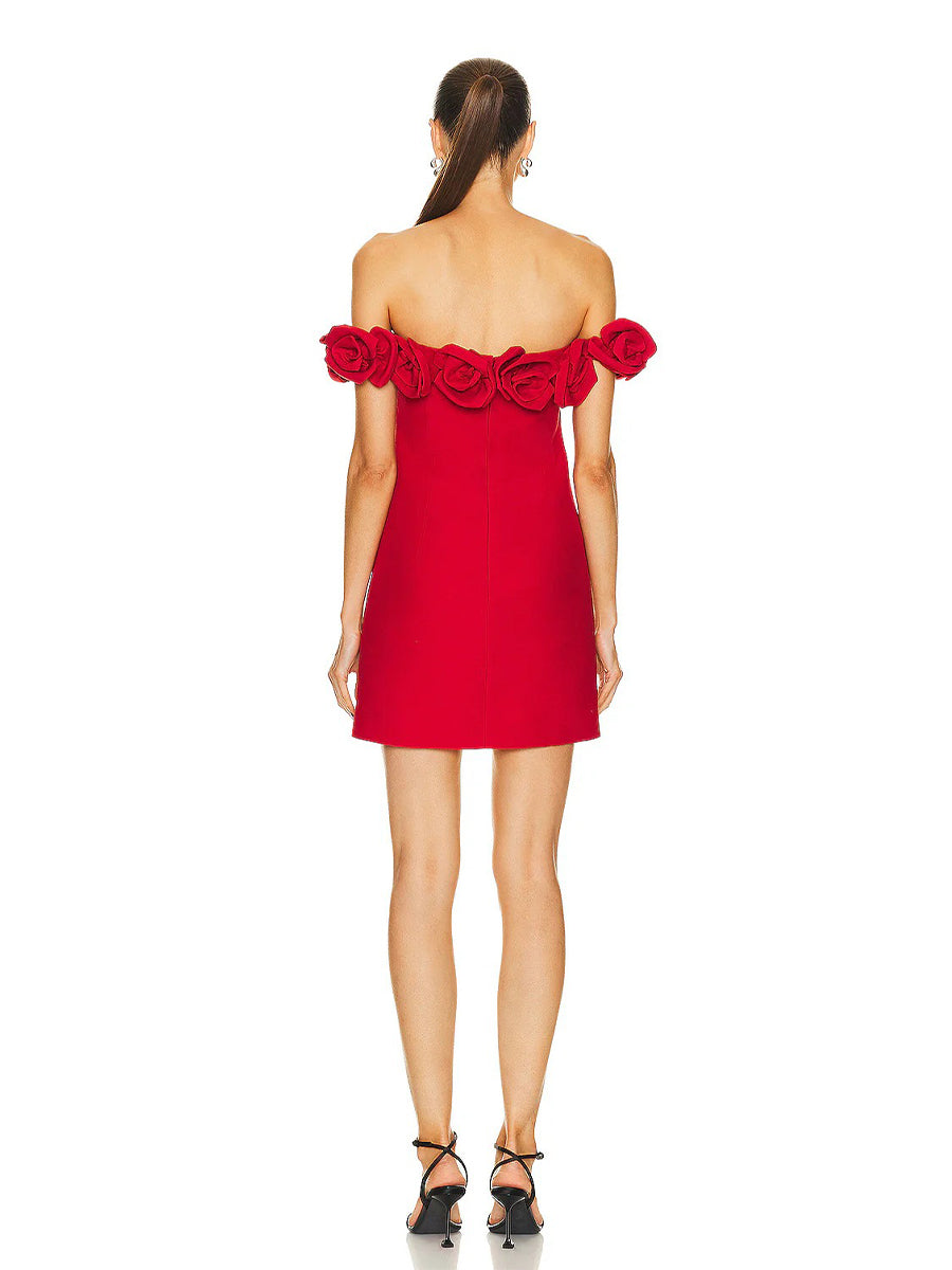 Mara Mini Dress In Red