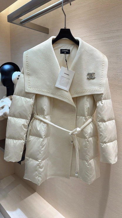 CHANEL 25S REGULAR FIT LONG DOWN JACKET 575