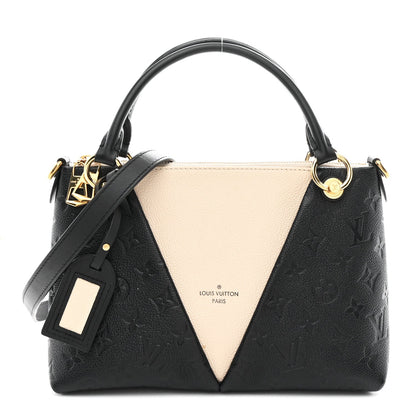 Empreinte V Tote BB Black Creme