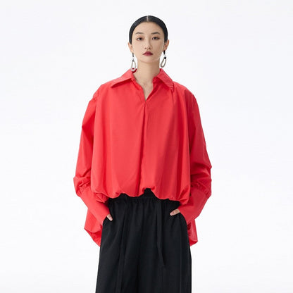 Solid Loose-Fit Shirt