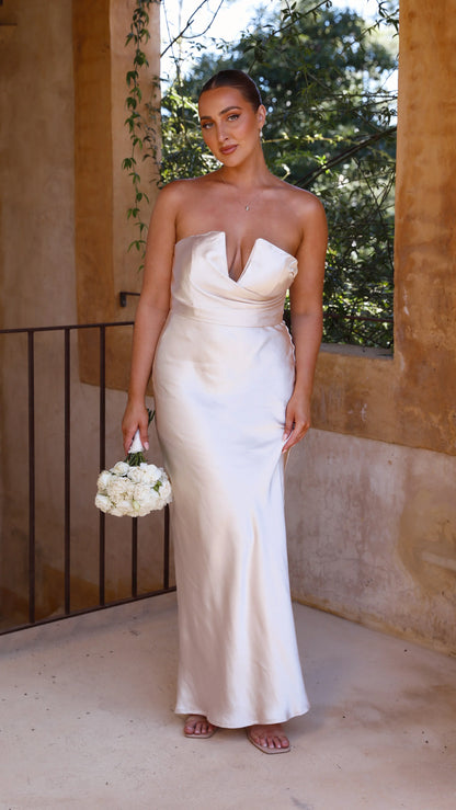 Valerie Maxi Dress - Champagne