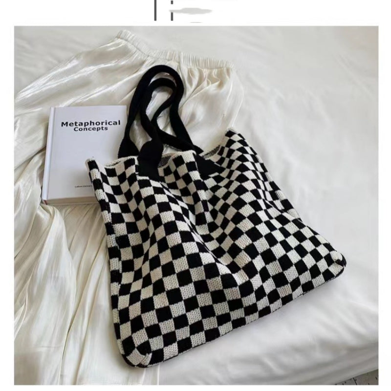 Crochet Tote Bag Large Capacity Tote Bag