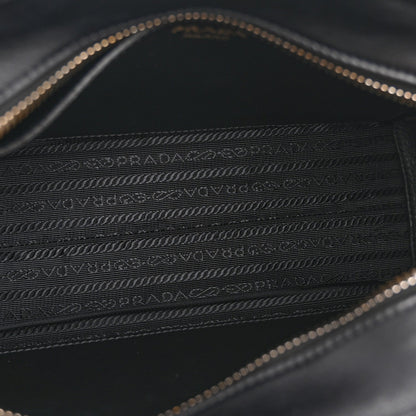 City Calf Esplanade Shoulder Bag Black