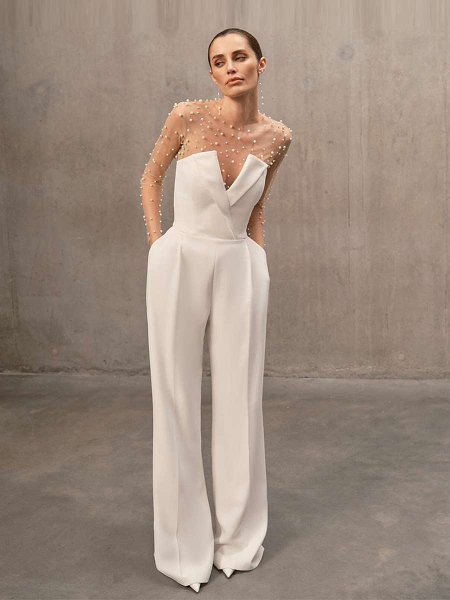 Aviana Bubble Bead Two Piece Jumpsuit