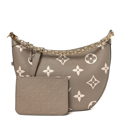 Empreinte Monogram Giant Loop Hobo Dove Gray Cream
