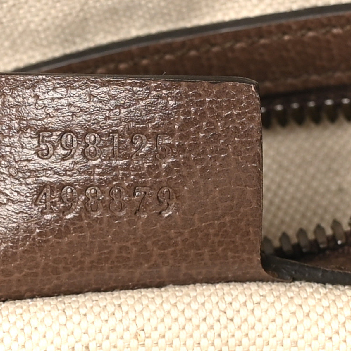 GG Supreme Monogram Web Small Ophidia Half Moon Hobo Brown
