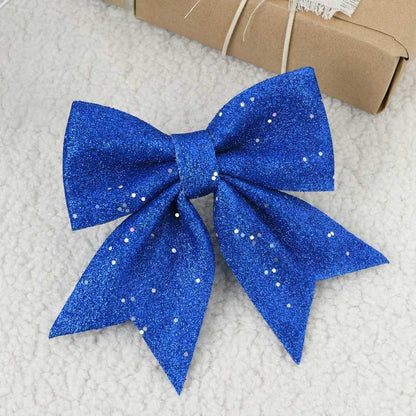 Sparking Bow Knot Christmas Tree Wall Hanging