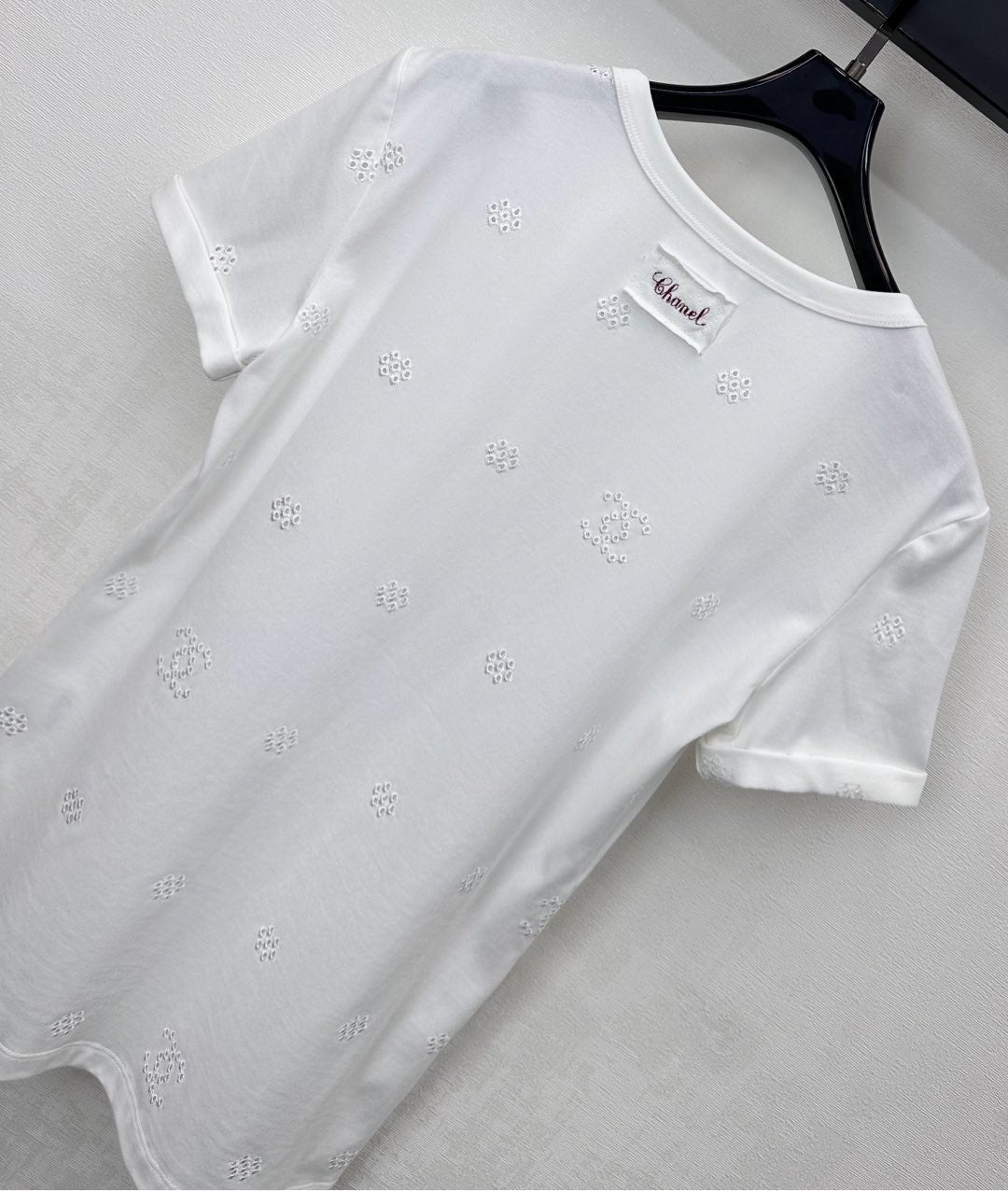 CC SS26 Short-sleeved Top White Cotton 350318