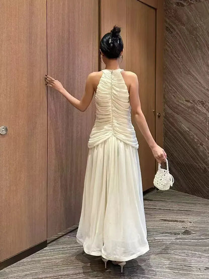Anastasia Midi Dress In White