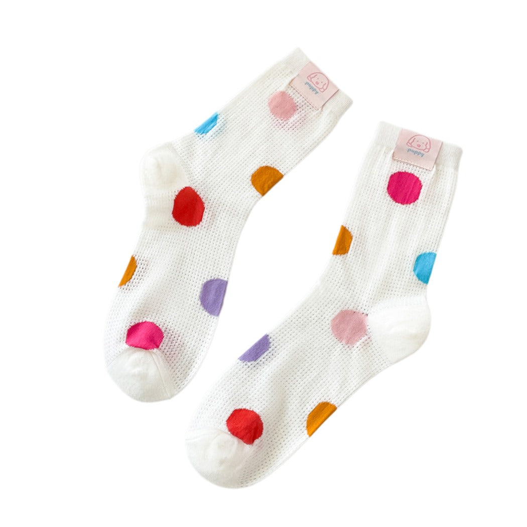 Rufia - Mesh Mid-Calf Socks - Summer Edition