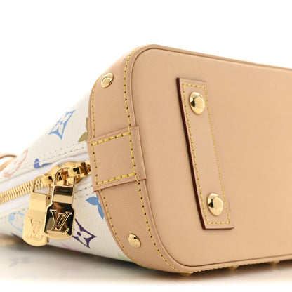 LV x TM Monogram Multicolor Alma BB White