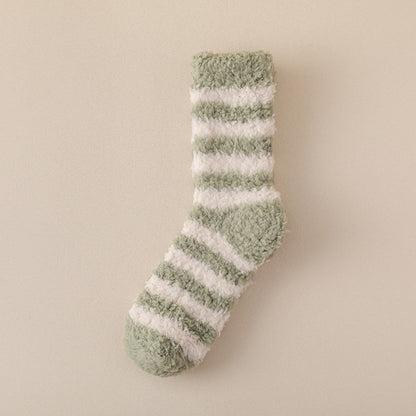 Rufia - Colorful Striped Towel Socks