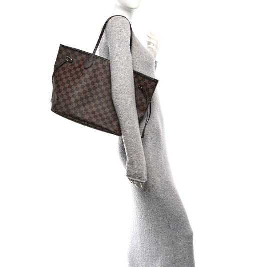 Damier Ebene Neo Neverfull MM Rose Ballerine