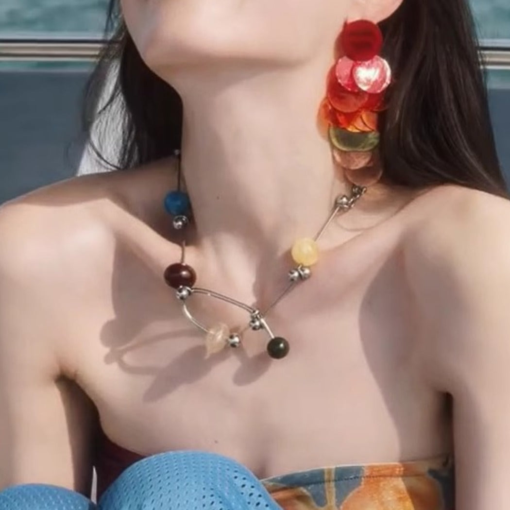 Earwish - Colorful Tassel Earrings - Shine &amp; Beachy