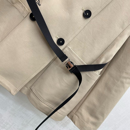 CD 26s Trench Coat Natural Beige Cotton 349777