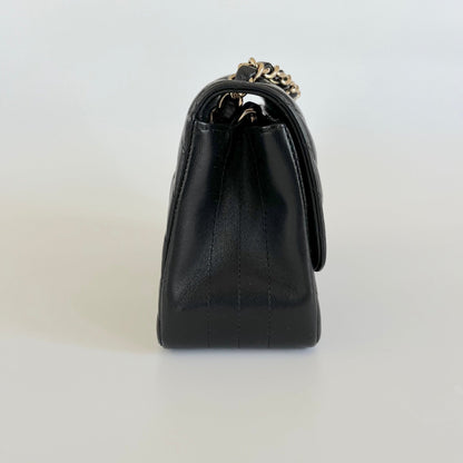 Chanel Mini Chevron Classic Caviar Flap Bag
