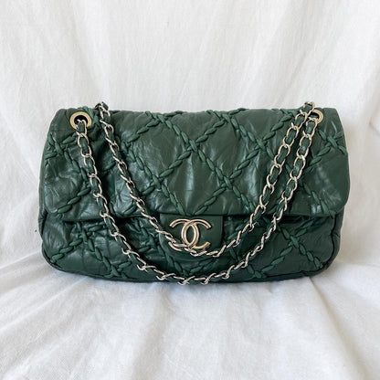 Chanel ultra stitch flap calfskin Shoulder Bag