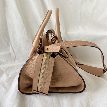 Chloe Everston Satchel Leather Tan Bag