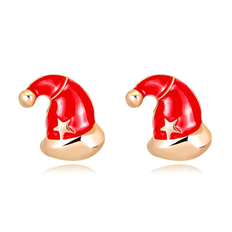 Christmas Alloy Cartoon Style Bell Earrings