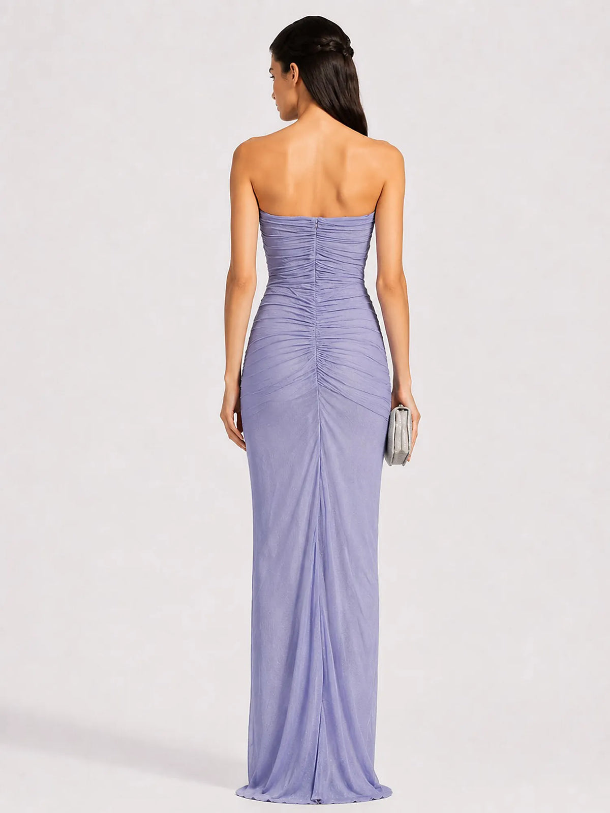 Catalina Floral Cut-Out Strapless Maxi Dress