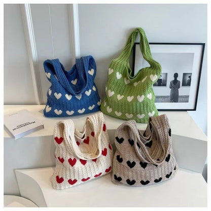 Crochet Tote Bag Small Fresh Simple Fashion Knitted Bag