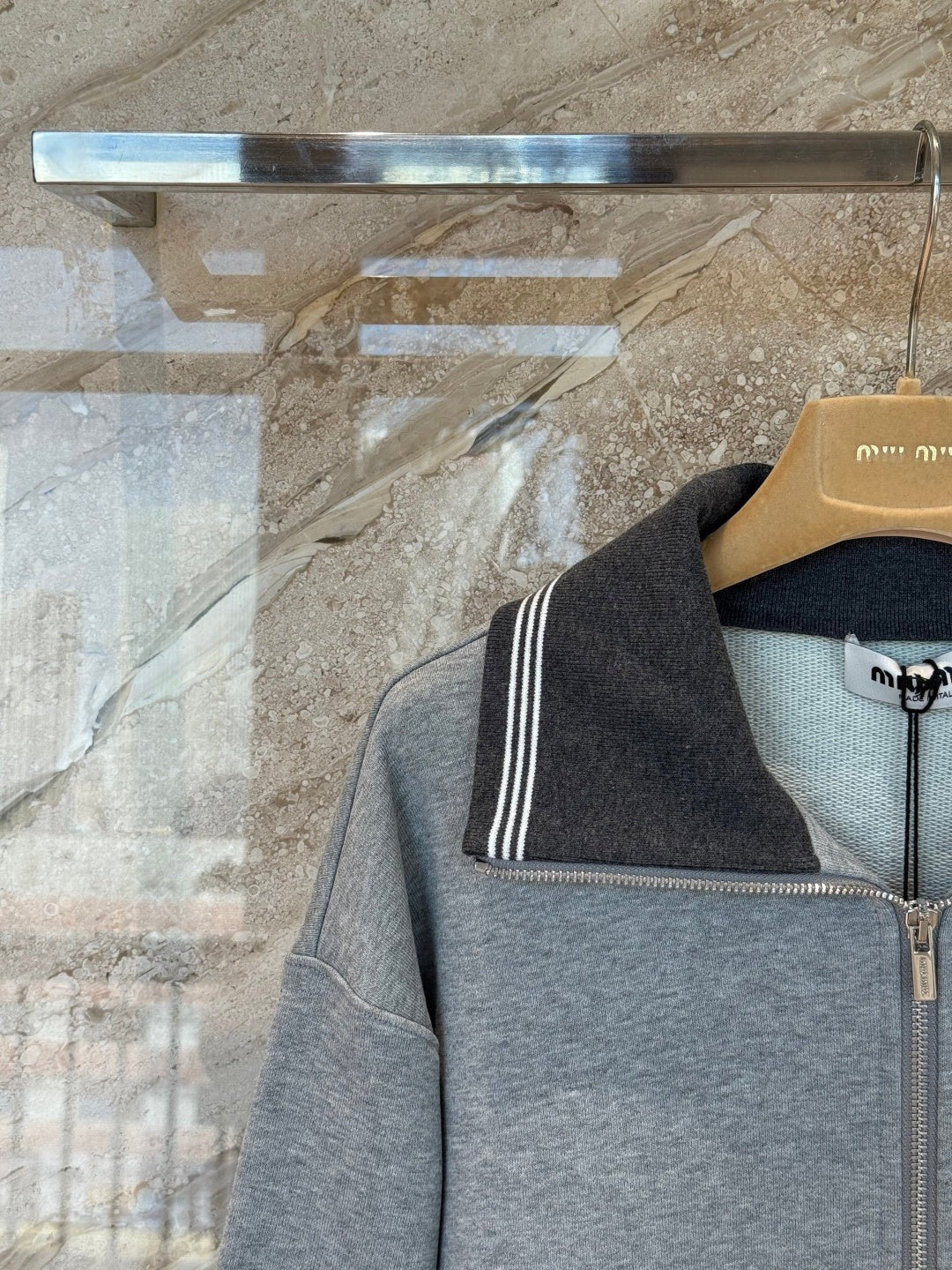 MIUMIU FLEECE JACKET STYLE 717