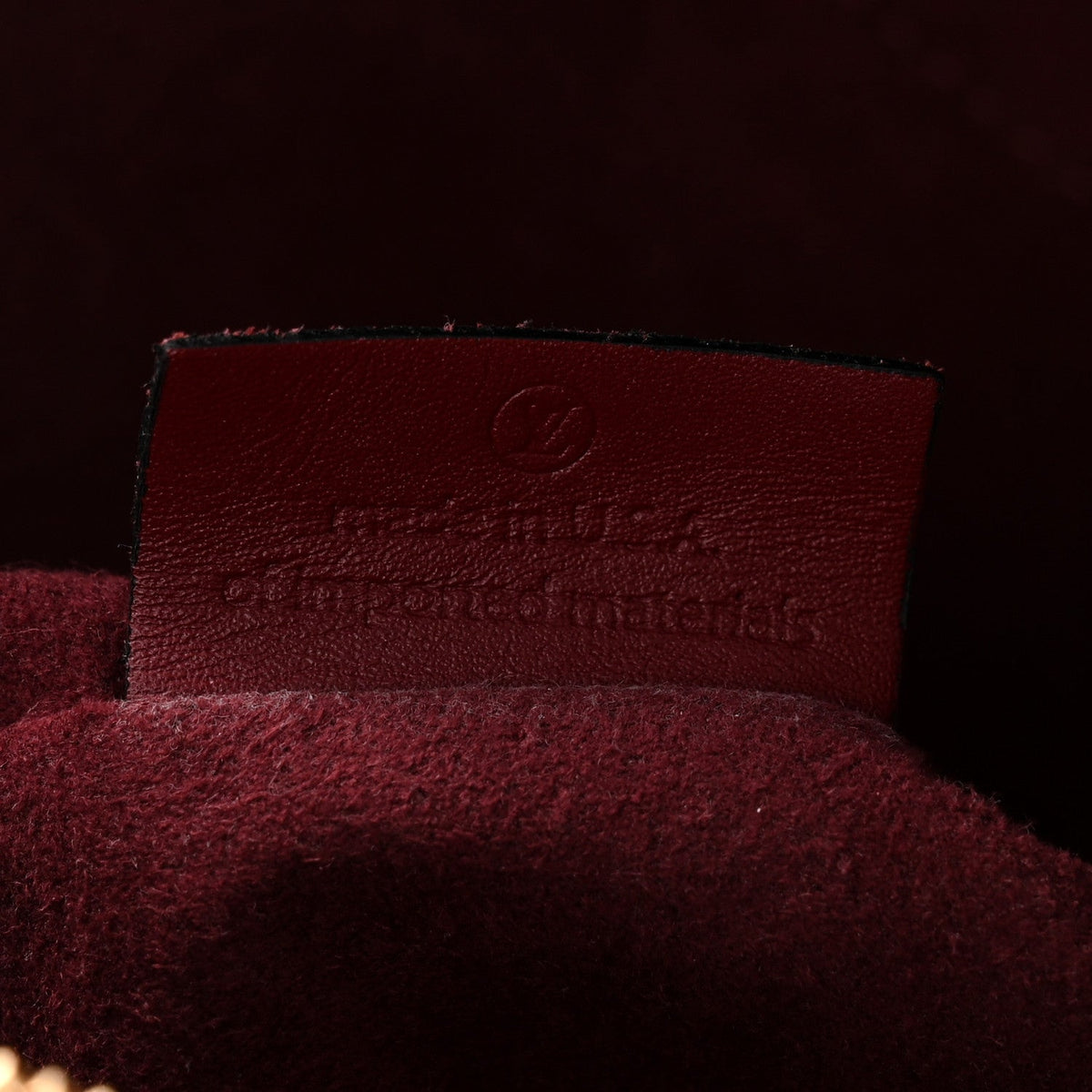 Monogram Flower Zipped Tote MM Bordeaux