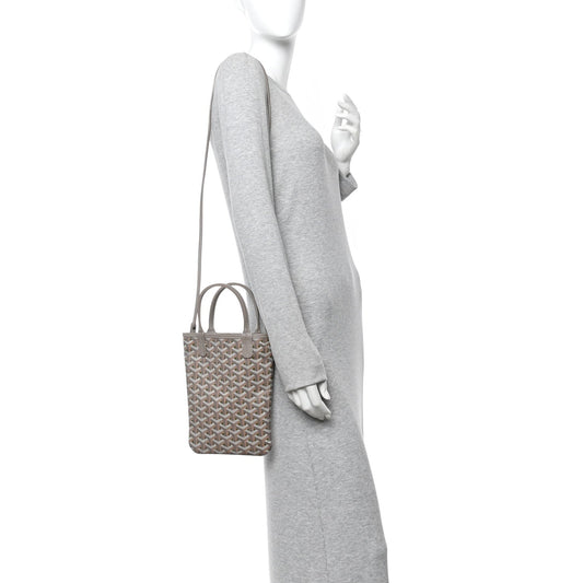 Goyardine Poitiers Claire Voie Tote Grege Khaki