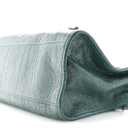 Arena Lambskin Classic Hardware Medium Le City Dark Emerald