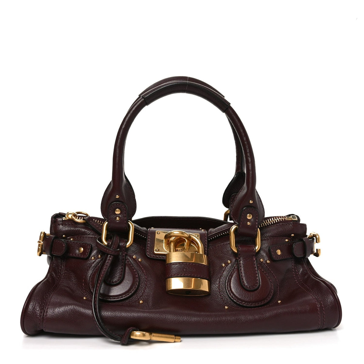 Grained Buffalo Paddington Grenat