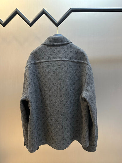 LV Double-Faced Shirt Style Single-Breasted Jacket 493423