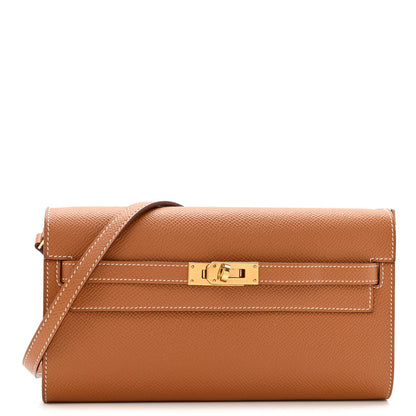 Epsom Kelly Wallet To Go Gold