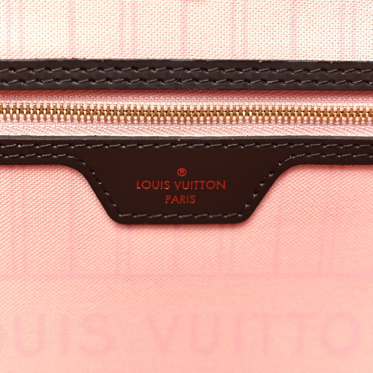 Damier Ebene Neo Neverfull MM Rose Ballerine
