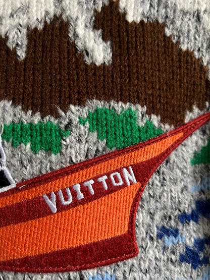 LV Knit Sweater Sailboat 494192