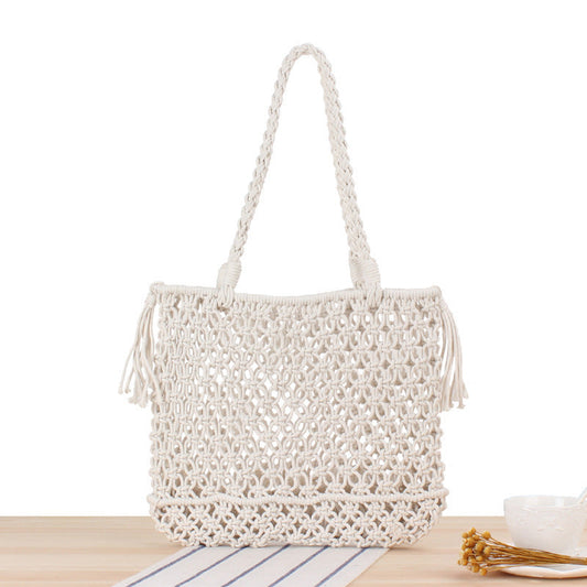 Crochet Market Bag Mesh Woven Bag