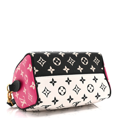 Empreinte Monogram Spring in the City Speedy Bandouliere 20 Black White Pink