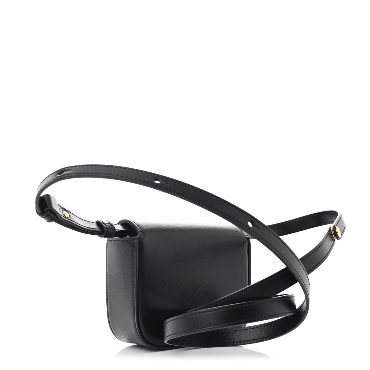 Shiny Calfskin Mini Triomphe Black