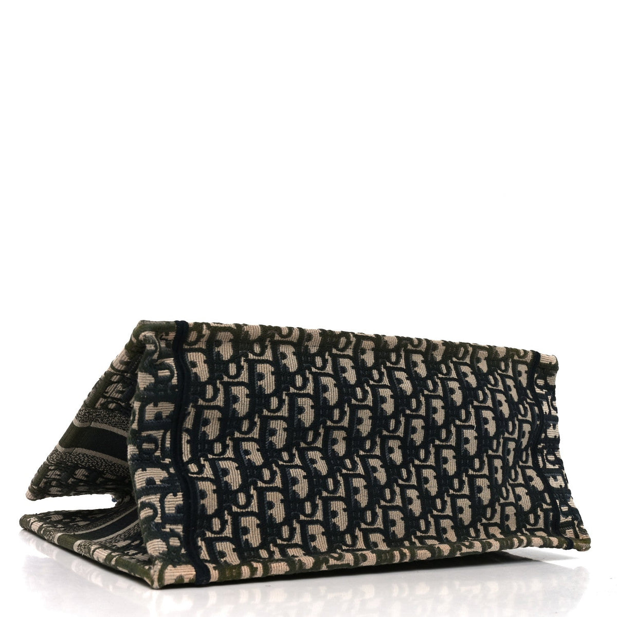 Oblique Medium Book Tote Blue Multicolor