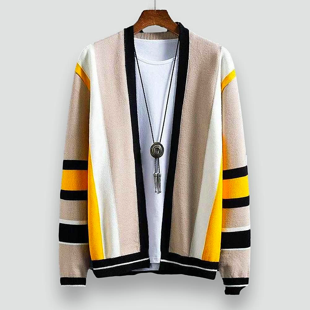 Saint Morris Graphic Loose Cardigan