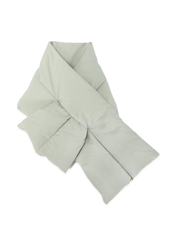 White Duck Down Keep Warm Solid Color Shawl&Scarf