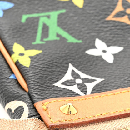 Monogram Multicolor Pochette Accessories Black
