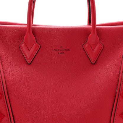 Veau Cachemire Tote W PM Framboise