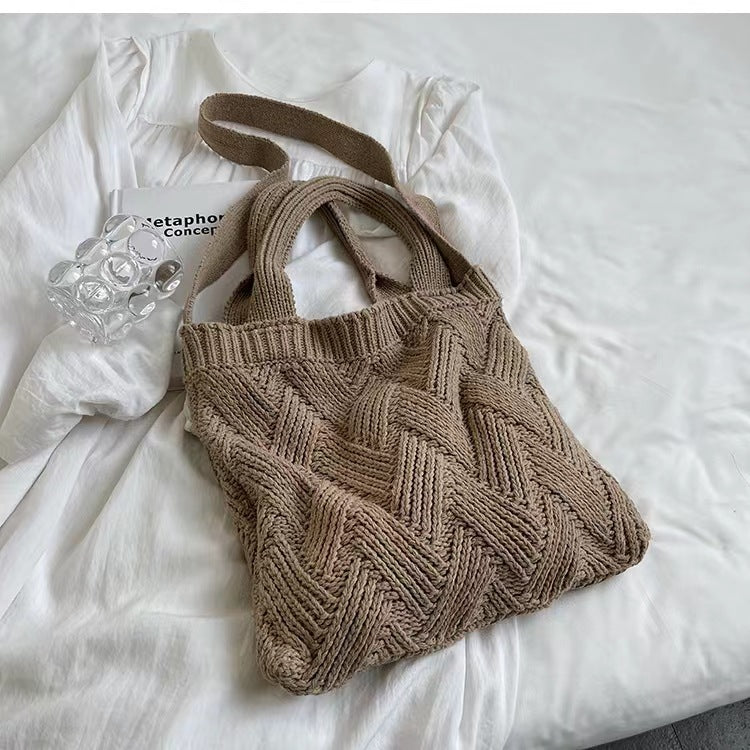 Crochet Tote Bag Crossbody Bag Woven Bag