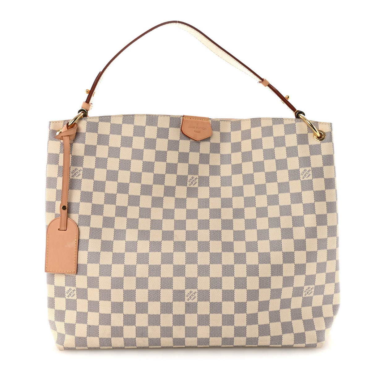 Damier Azur Graceful MM Rose Ballerine